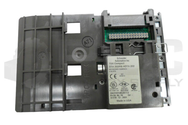 SCHNEIDER AUTOMATION DTA 202/AS-HDTA-202 SECONDARY SUBRACK 2 SLOT - Image 3