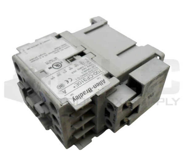 ALLEN BRADLEY 700-CF310E* /A CONTACTOR 600VAC W/ 100-FSV55 /A SURGE SUPPRESSOR - Image 4