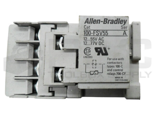 ALLEN BRADLEY 100-C23E*10 /C CONTACTOR 600VAC W/ 100-FSV55 /A SURGE SUPPRESSOR - Image 5