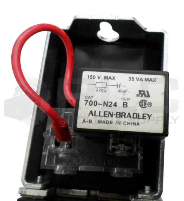 ALLEN BRADLEY 700DC-P400Z24 /E DC RELAY W/ PD714 W/ 700-N24 /B SURGE SUPPRESSOR - Image 5