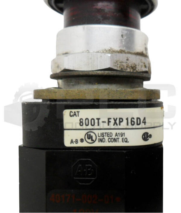 ALLEN BRADLEY 800T-FXP16D4 /T PUSH BUTTON W/ 40171-002-01 COIL W/ 800T-XA /D - Image 6