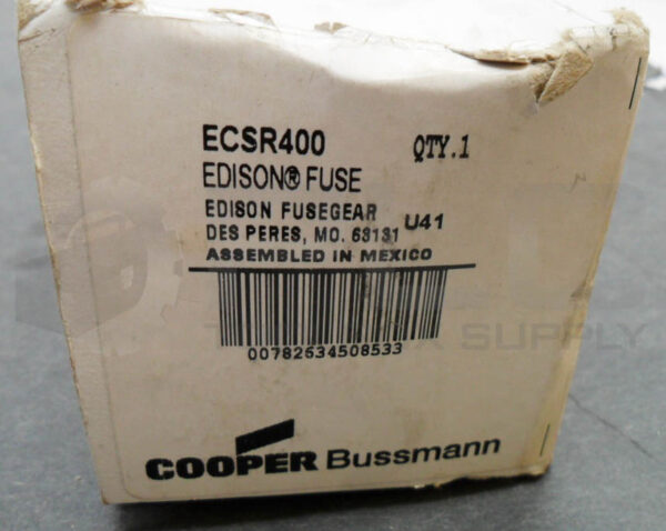 SEALED NEW EDISON BULLET ECSR400 TIME DELAY FUSE 400A 600VAC *READ* - Image 3