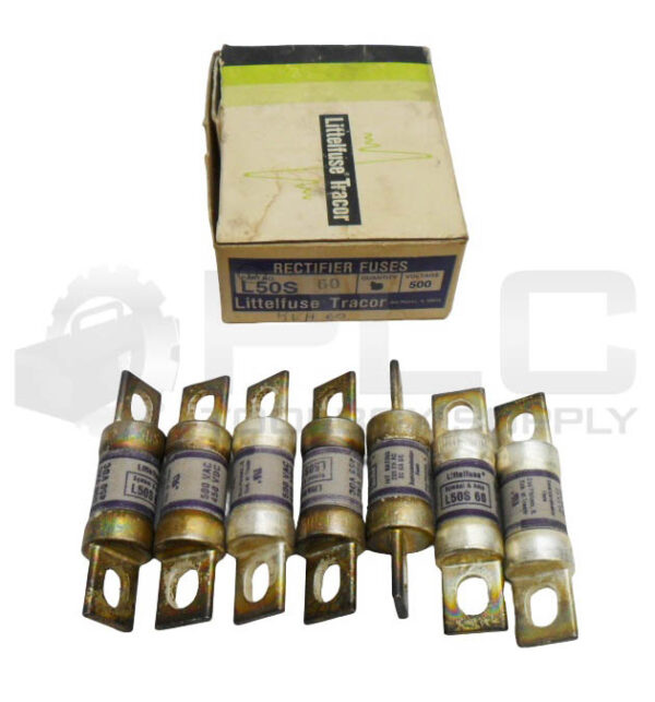 NEW BOX OF 7 LITTELFUSE L50S60 RECTIFIER FUSE 60A 500V *READ*