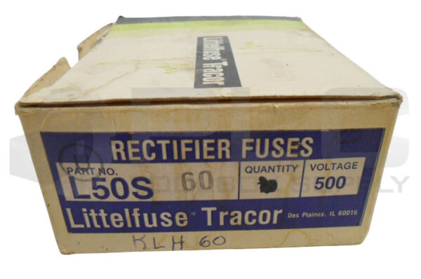 NEW BOX OF 7 LITTELFUSE L50S60 RECTIFIER FUSE 60A 500V *READ* - Image 5