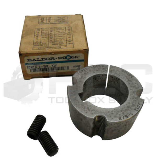NEW BALDOR 2012 X 1-5/8-KW TAPER LOCK BUSHING 1-5/8" BORE *READ*