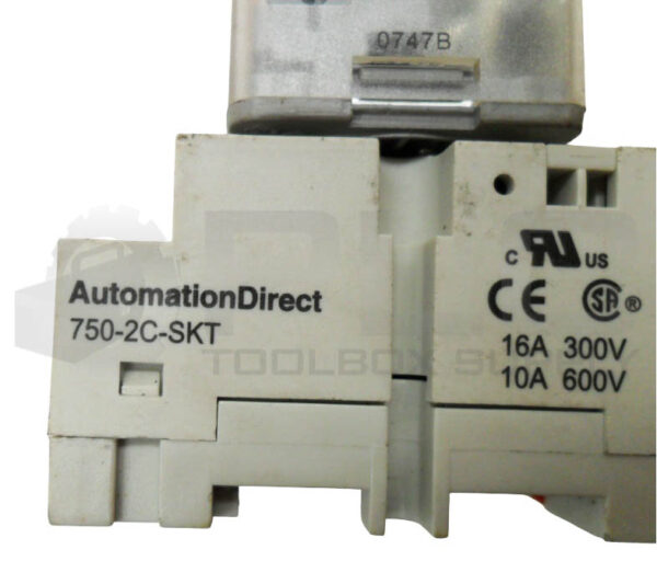 AUTOMATION DIRECT 750-2C-120A RELAY 120VAC W/ 750-2C-SKT RELAY SOCKET - Image 5