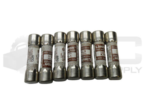 LOT OF 7 NEW BUSSMANN KTK-1 FAST ACTING FUSE 1A 600VAC