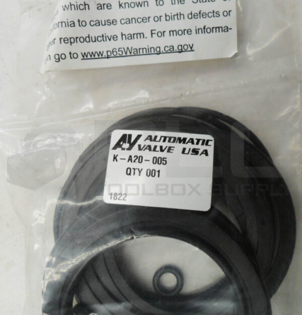 SEALED NEW AUTOMATIC VALVE K-A20-005 SEAL KIT - Image 3
