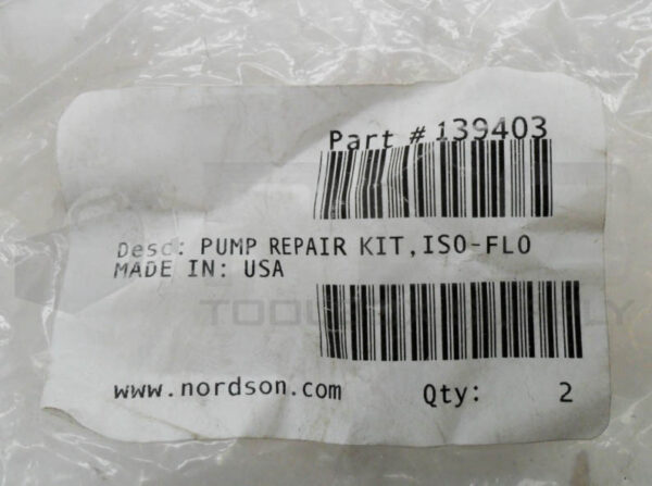 NEW BAG OF 2 NORDSON 139403 PUMP REPAIR KIT - Image 4
