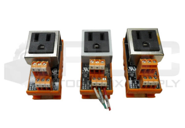 LOT OF 3 WEIDMULLER 9915480000 RECEPTACLE OUTLET 991548