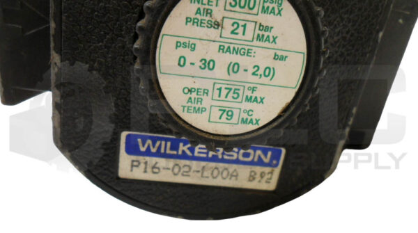 WILKERSON P16-02-L00A B92 REGULATOR 300PSIG - Image 5