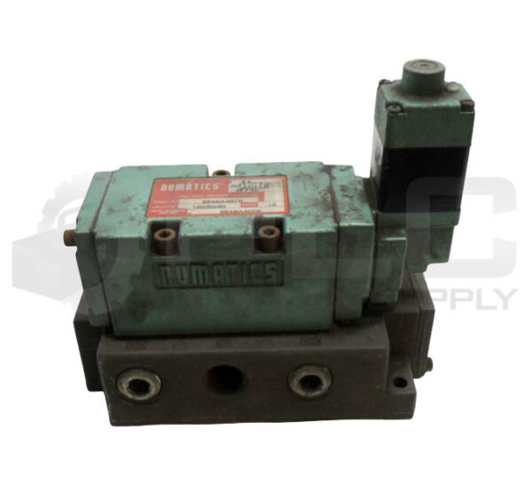 NUMATICS 554BA431K SOLENOID VALVE W/ 237-614B COIL 100-120V 50/60HZ .09A