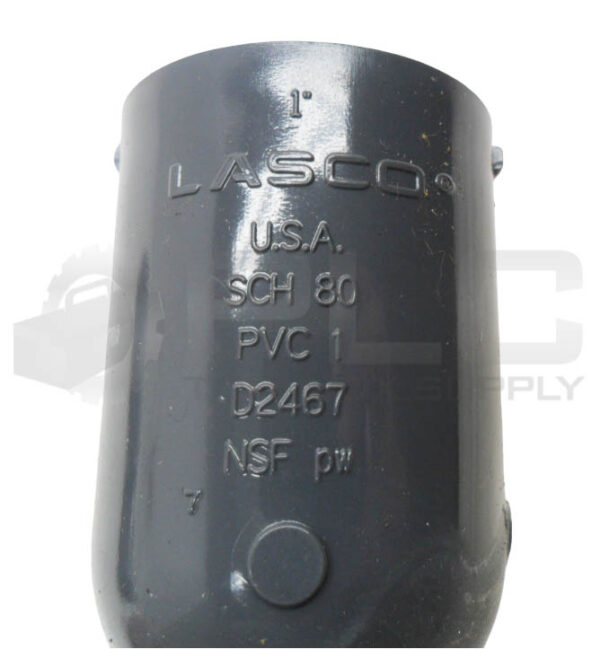LOT OF 6 NEW LASCO D2467 90 DEGREE ELBOW 1" SCH80 PVC1 NSF-PW - Image 4