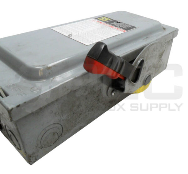 SQUARE D H361 /F05 HEAVY DUTY SAFETY SWITCH 30A 600 VAC/DC - Image 3