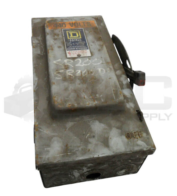 SQUARE D H-362 /E1 SAFETY SWITCH 60A 600VAC