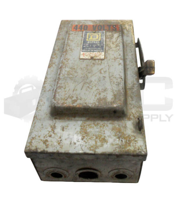 SQUARE D H362 /D2 SAFETY SWITCH 60A 600VAC