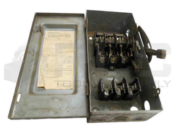 SQUARE D H362 /D2 SAFETY SWITCH 60A 600VAC - Image 4
