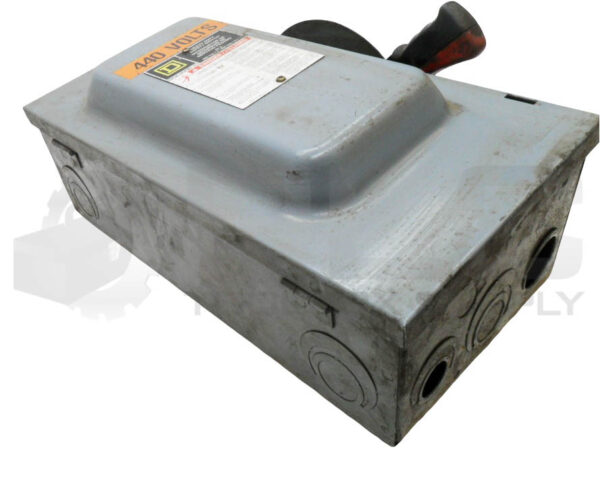 SQUARE D H362 /F05 HEAVY DUTY SAFETY SWITCH 60A 600V AC/DC - Image 3