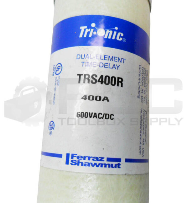 NEW FERRAZ SHAWUT TRS400R TRI-ONIC FUSE 400A 600V AC/DC *READ* - Image 4