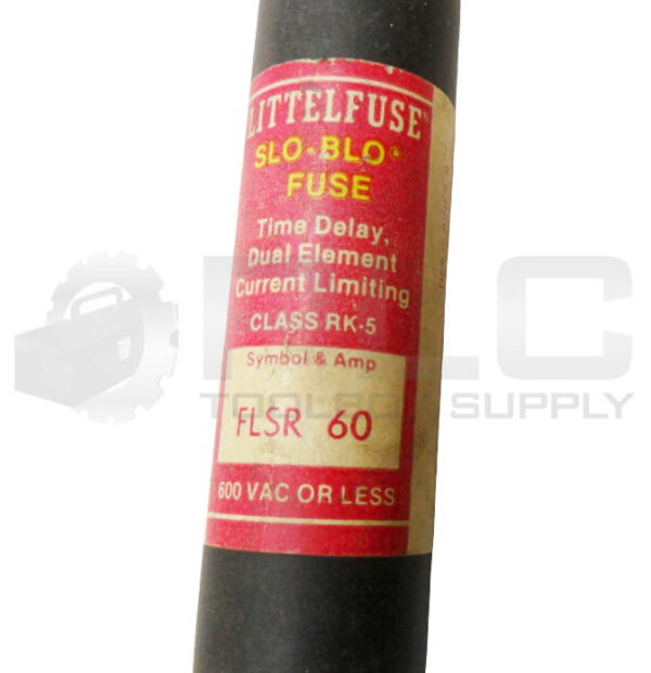 LOT OF 4 LITTELFUSE FLSR 60 TIME DELAY FUSE 60A 600VAC - Image 4