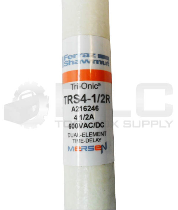 LOT OF 7 NEW FERRAZ SHAWMUT TRS4-1/2R TRI-ONIC FUSE 4-1/2A 600V AC/DC - Image 4