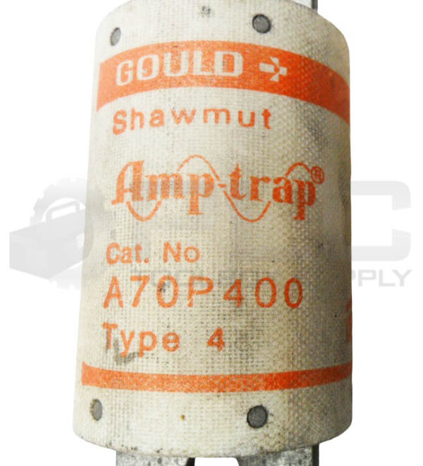 LOT OF 2 GOULD SHAWMUT A70P400 AMPTRAP FUSE 400A 700VAC - Image 4