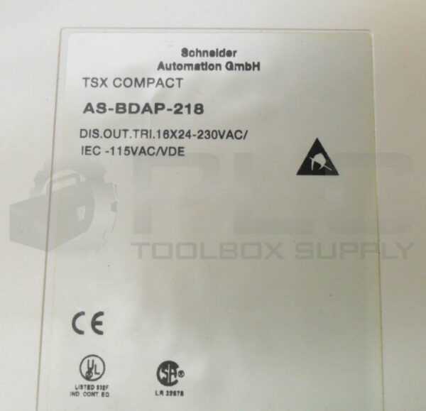SCHNEIDER ELECTRIC AS-BDAP-218 DISCRETE OUTPUT MODULE 24-230VAC *READ* - Image 5