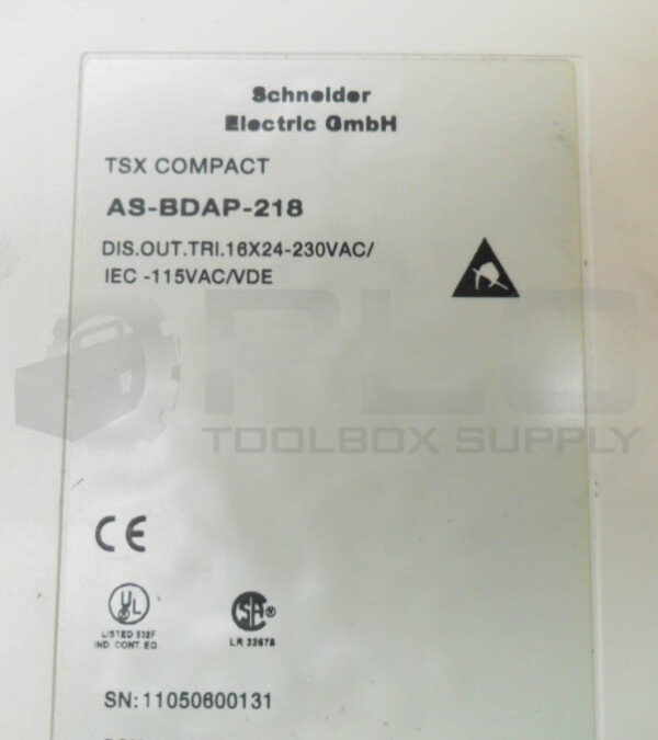 SCHNEIDER ELECTRIC AS-BDAP-218 DISCRETE OUTPUT MODULE 24-230VAC - Image 5