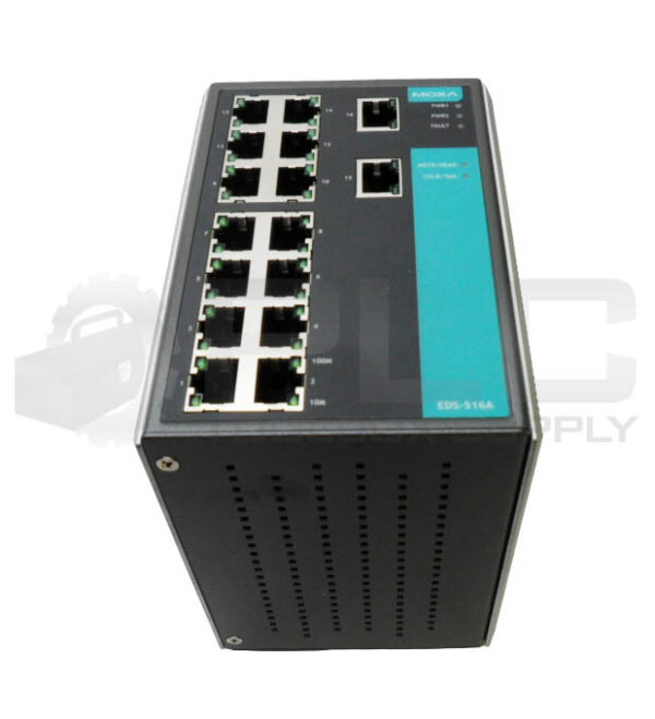 MOXA EDS-516A ETHERNET SWITCH 12-45VDC 1.59A