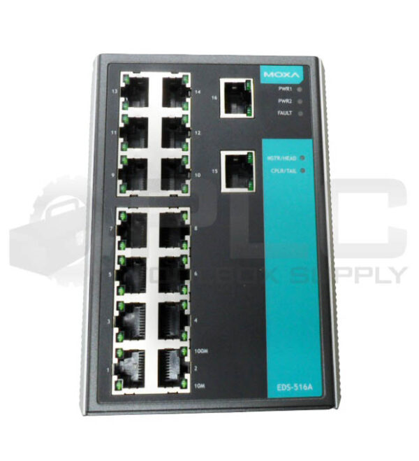 MOXA EDS-516A ETHERNET SWITCH 12-45VDC 1.59A - Image 2