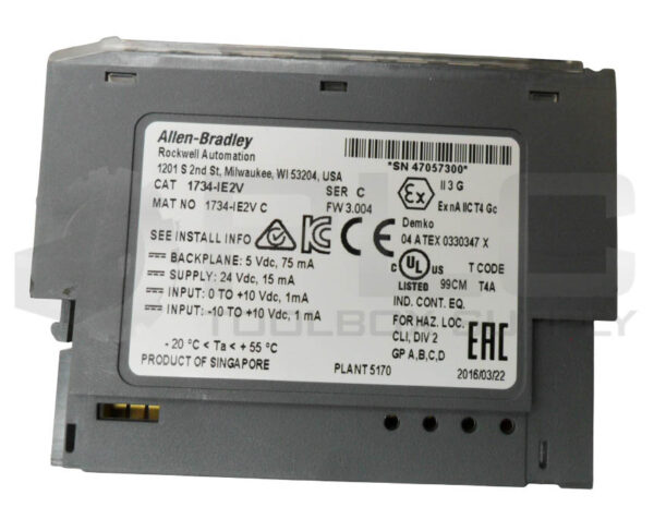 ALLEN BRADLEY 1734-IE2V /C OUTPUT MODULE 5-24VDC - Image 4