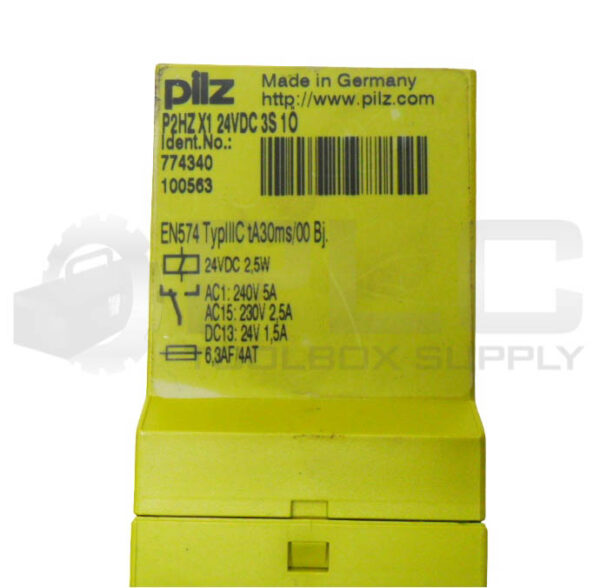 PILZ P2HZ X1 24VDC 3S 1O SAFETY RELAY 24VDC 774340 - Image 5