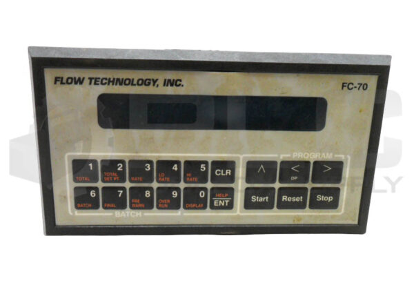 FLOW TECHNOLOGY FC70A-B1-B0 FLOW CONTROLLER 115VAC FC-70 57625-404-18A - Image 2