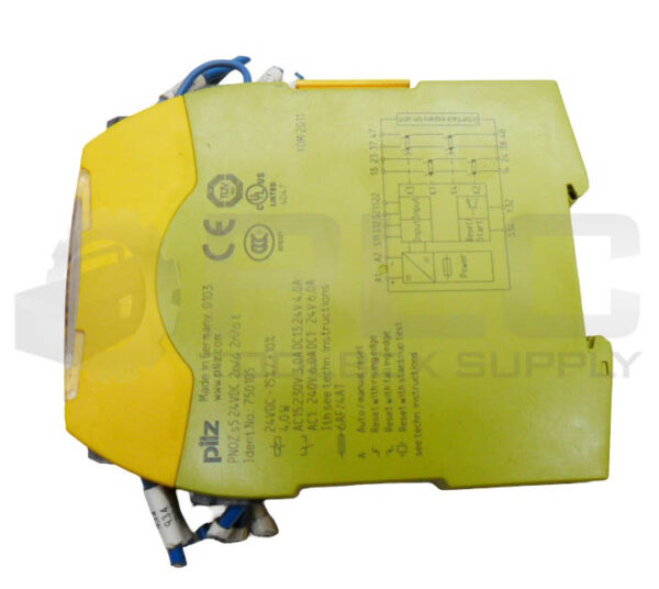 PILZ PNOZ S5 24VDC 2N/O 2N/OT SAFETY RELAY 230V 3.0A 24VDC 750105 - Image 4