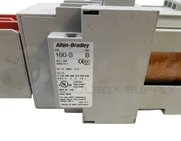ALLEN BRADLEY 100S-C30DJ14BC /C W/ 100-C30Z*00 /C W/ 100S-F /B W/ 100-S/ B - Image 5