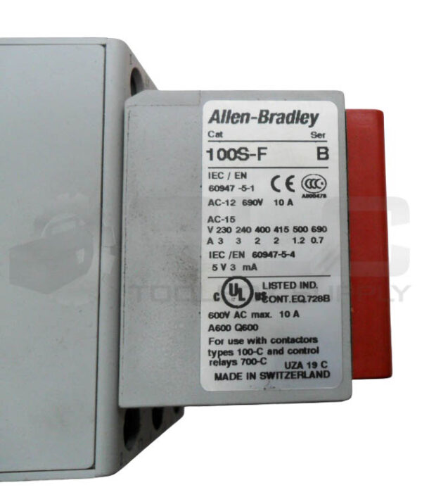 ALLEN BRADLEY 100S-C30DJ14BC /C W/ 100-C30Z*00 /C W/ 100S-F /B W/ 100-S/ B - Image 6
