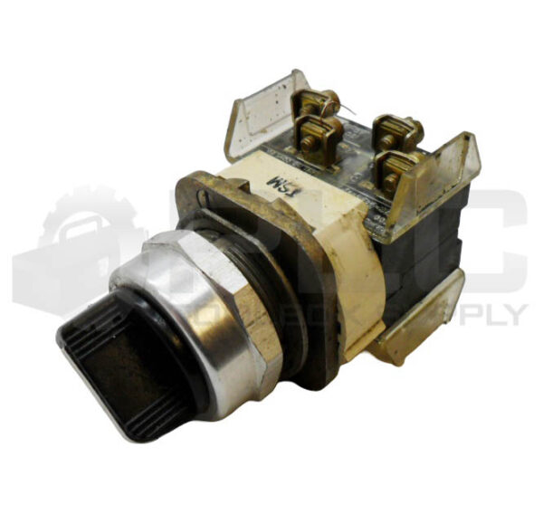 ALLEN BRADLEY 800T-J2KC1 /T SELECTOR SWITCH W/ (2) 800T-XA /D CONTACT BLOCK - Image 2