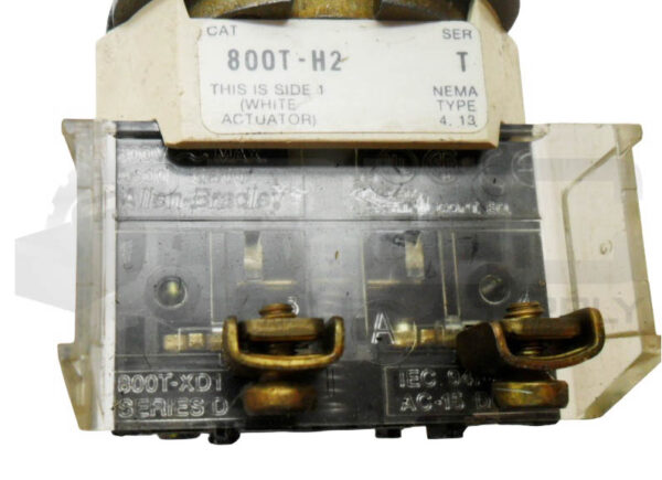LOT OF 2 ALLEN BRADLEY 800T-H2 /T SELECTOR SWITCH W/ 800T-XA4 /D W/ 800T-XD1 /D - Image 4