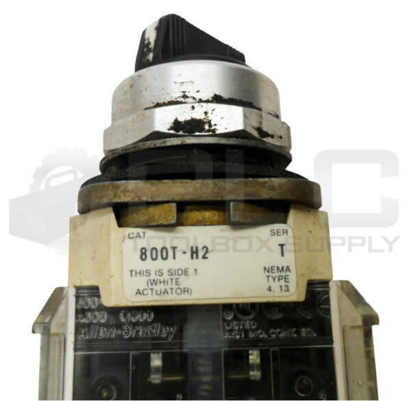 LOT OF 2 ALLEN BRADLEY 800T-H2 /T SELECTOR SWITCH W/ 800T-XA4 /D W/ 800T-XD1 /D - Image 6