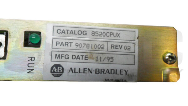 ALLEN BRADLEY 8520CPUX CIRCUIT BOARD 90781002 900407 - Image 5