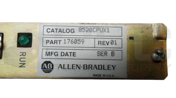 ALLEN BRADLEY 8520CPUX1 CIRCUIT BOARD 176059 900407 - Image 5