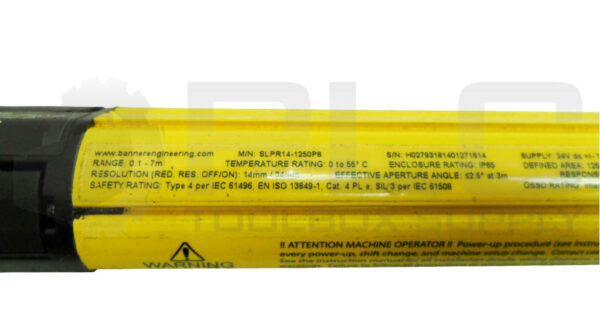 BANNER SLPR14-1250P8 EZ SCREEN LOW PROFILE RECEIVER 0.1-7M - Image 5