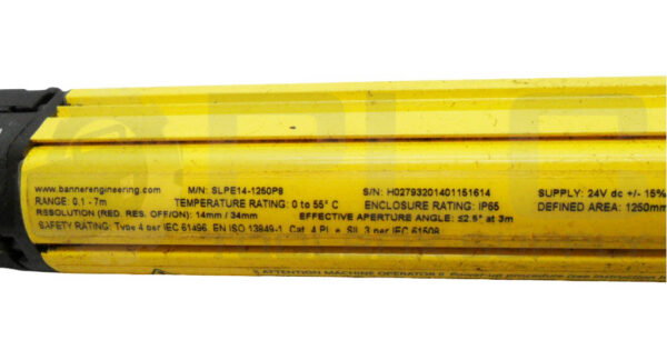 BANNER SLPE14-1250P8 EZ SCREEN LOW PROFILE EMITTER 0.1-7M - Image 5