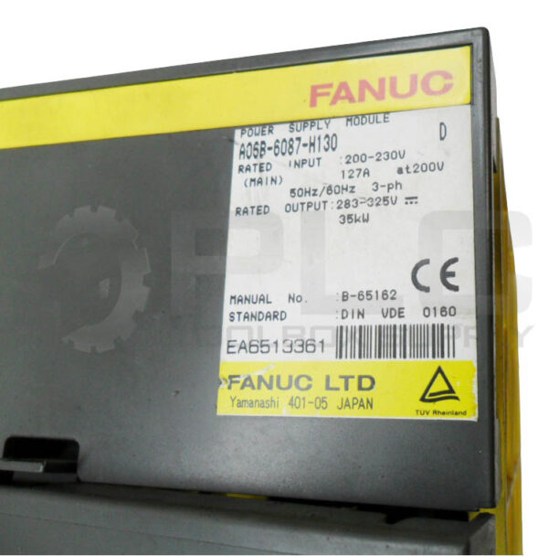 FANUC A06B-6087-H130 /D POWER SUPPLY MODULE 200-230V 127A *READ* - Image 6