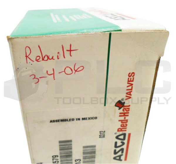 REPAIRED ASCO P210C94 AIR OPERATED PNEUMATIC VALVE T884579 - Image 5