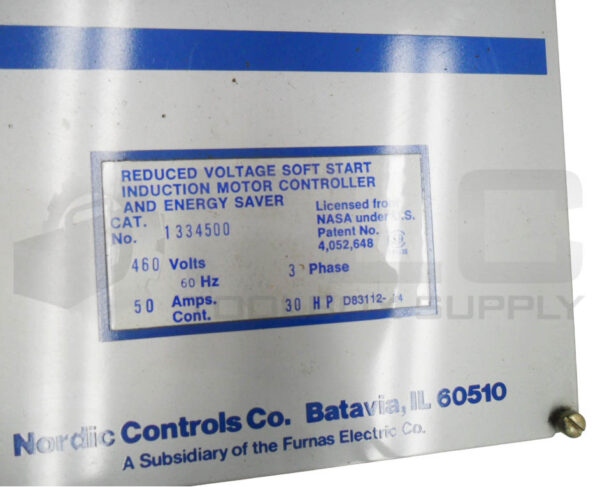 NEW NORDIC ES-3 REDUCED VOLTAGE INDUCTION MOTOR CONTROLLER 1334500 *READ* - Image 6