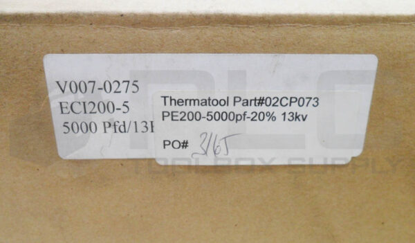 NEW VISHAY PE200-5000PF-20% CERAMIC CAPACITOR 02CP073 V007-0275 ECI200-5 - Image 5