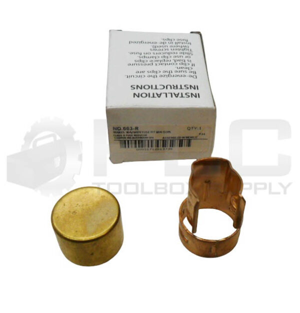 NEW BUSSMANN 663-R FUSE REDUCER 30A 600V *READ*