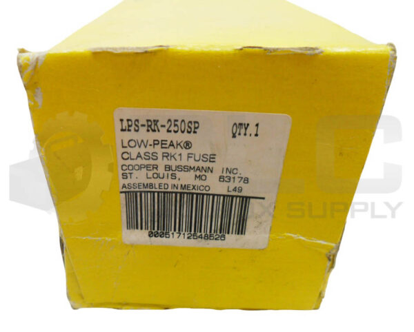 SEALED NEW BUSSMANN LPS-RK-250SP LOW PEAK FUSE 250A 600VAC *READ* - Image 3