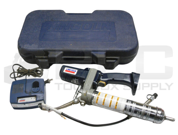 LINCOLN MODEL 1200 POWER LUBER GREASE GUN W/ CHARGER *NO BATTERY*